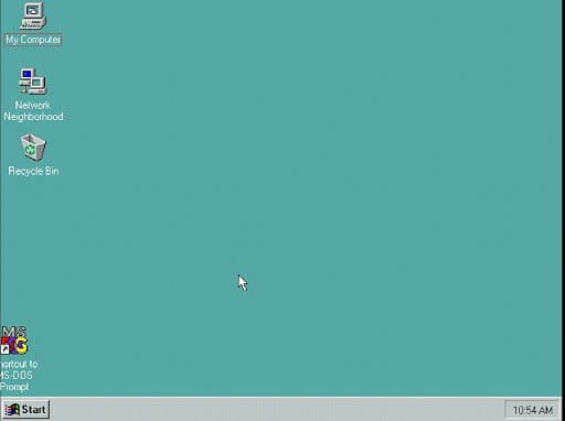 windows 95 running in limbo pc emulator