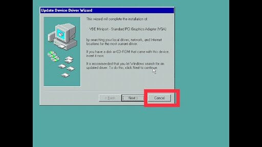 windows 95 installation setup in limbo pc emulator