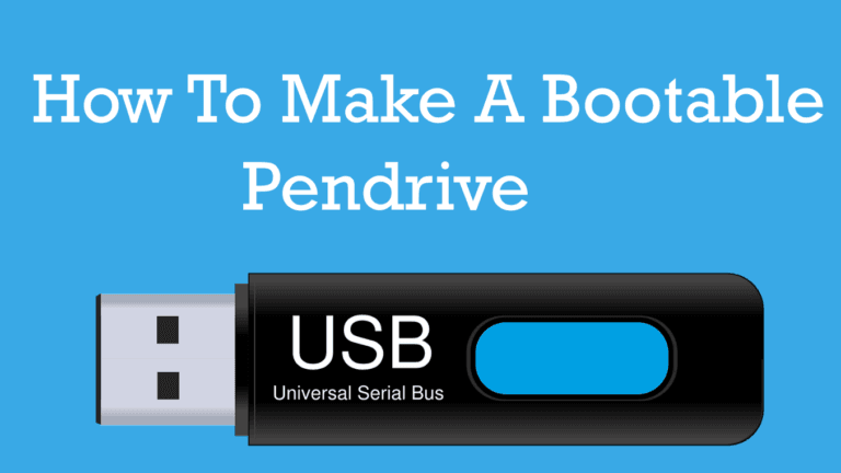 How to make a bootable Pendrive in easiest way
