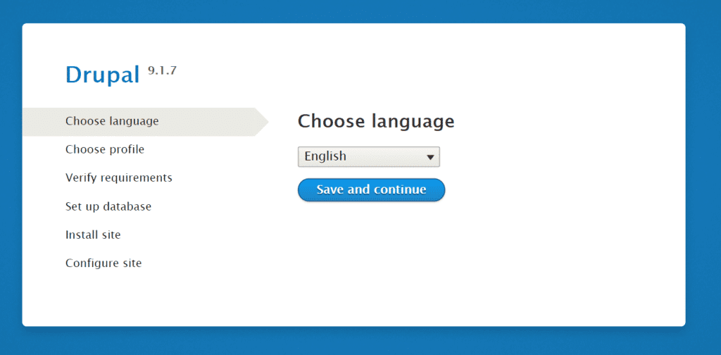 Drupal Choose Language