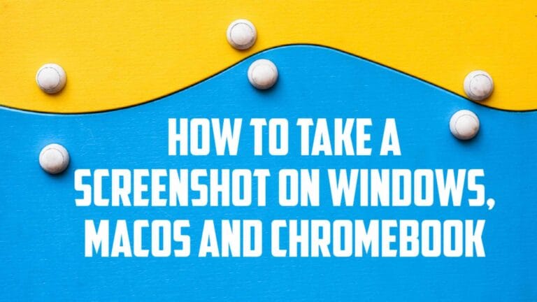 How to take screenshot in Windows Laptop, MacBook And Chromebook