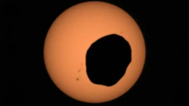 NASA shared amazing view of solar eclipse visible from Mars
