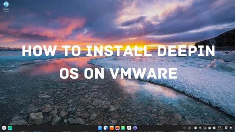 How To Install Deepin OS on VMware