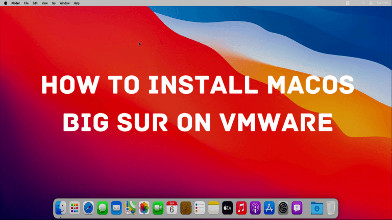 How to install MacOS Big Sur on Windows PC