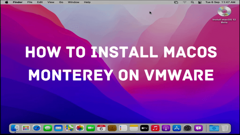 How to install MacOS Monterey on Windows PC