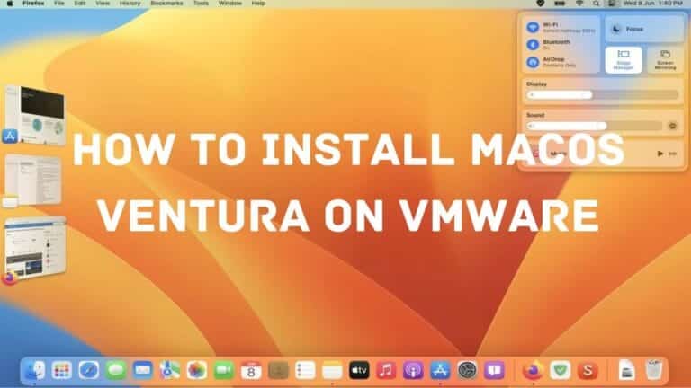 How to install MacOS Ventura on Windows PC